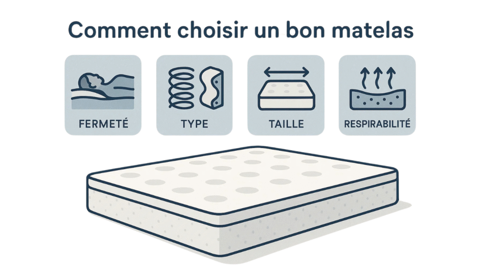 Comment choisir un bon matelas​,tailles-matelas, Guide des tailles de matelas disponibles au Maroc, Comment choisir un bon matelas à deux au Maroc, Différents types de matelas : mousse, ressorts ensachés et latex, Matelas confortable pour bien dormir au Maroc