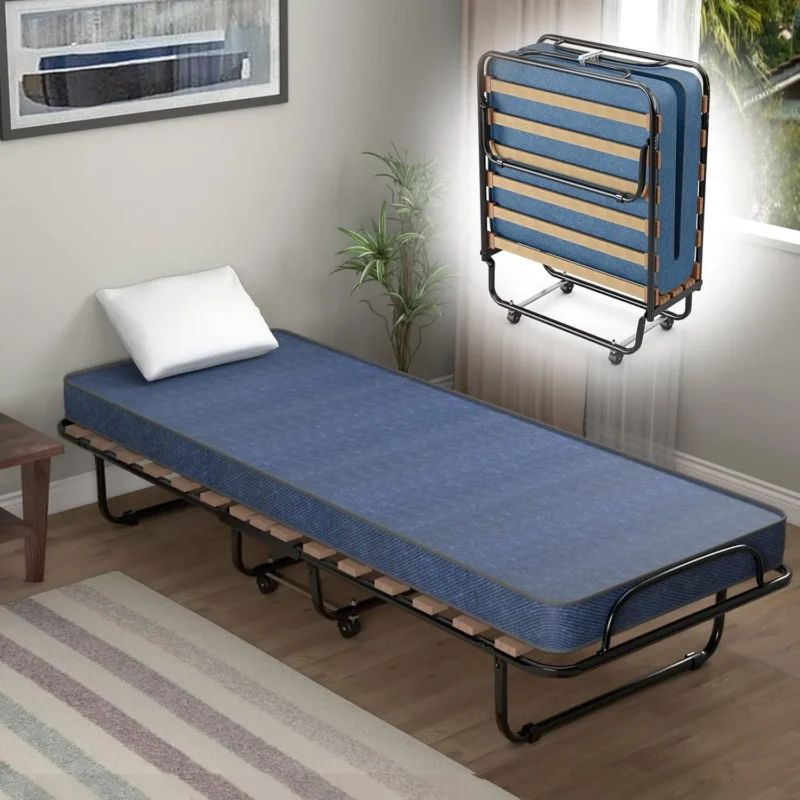 Lit Appoint Maroc – Lit Pliable 1 Personne avec Matelas Waterfoam – Image 2