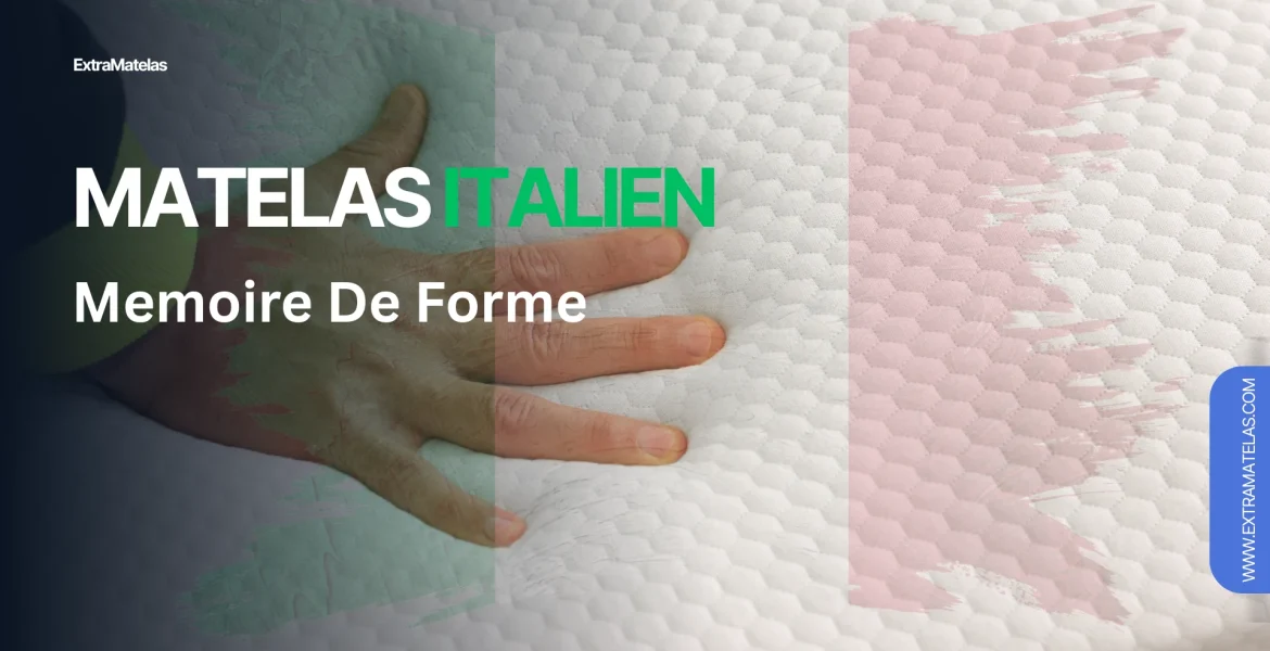 Matelas italien haut de gamme avec design élégant